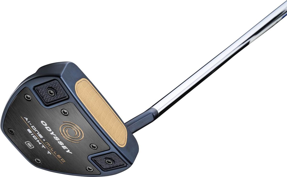 Odyssey Ai-One Milled Eight T S Slant Neck Putter - Blå - Højre - Str. 33" - Odyssey Ai-ONE Milled (2023) Midsize Hvid/Blå