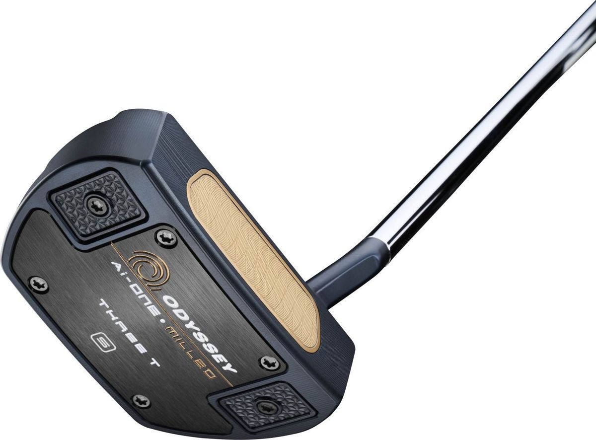 Odyssey Ai-One Milled Three T S Slant Neck Putter - Blå - Højre - Str. 33" - Odyssey Ai-ONE Milled (2023) Midsize Hvid/Blå