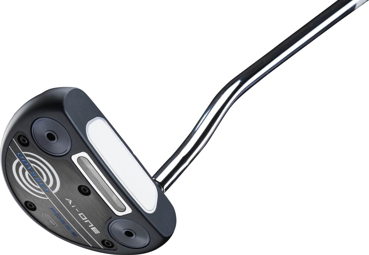 Odyssey Ai-One Rossie Db Double Bend Neck Putter - Blå - Højre - Str. 34" - Odyssey Ai-ONE (2023) Midsize Hvid/Blå