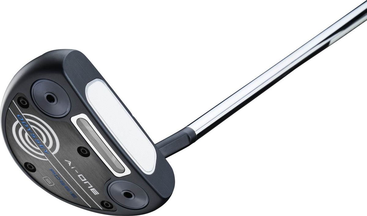 Odyssey Ai-One Rossie S Slant Neck Putter - Blå - Højre - Str. 33" - Odyssey Ai-ONE (2023) Midsize Hvid/Blå