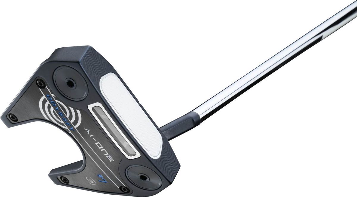 Odyssey Ai-One Seven S Slant Neck Putter - Blå - Højre - Str. 34" - Odyssey Ai-ONE (2023) Midsize Hvid/Blå