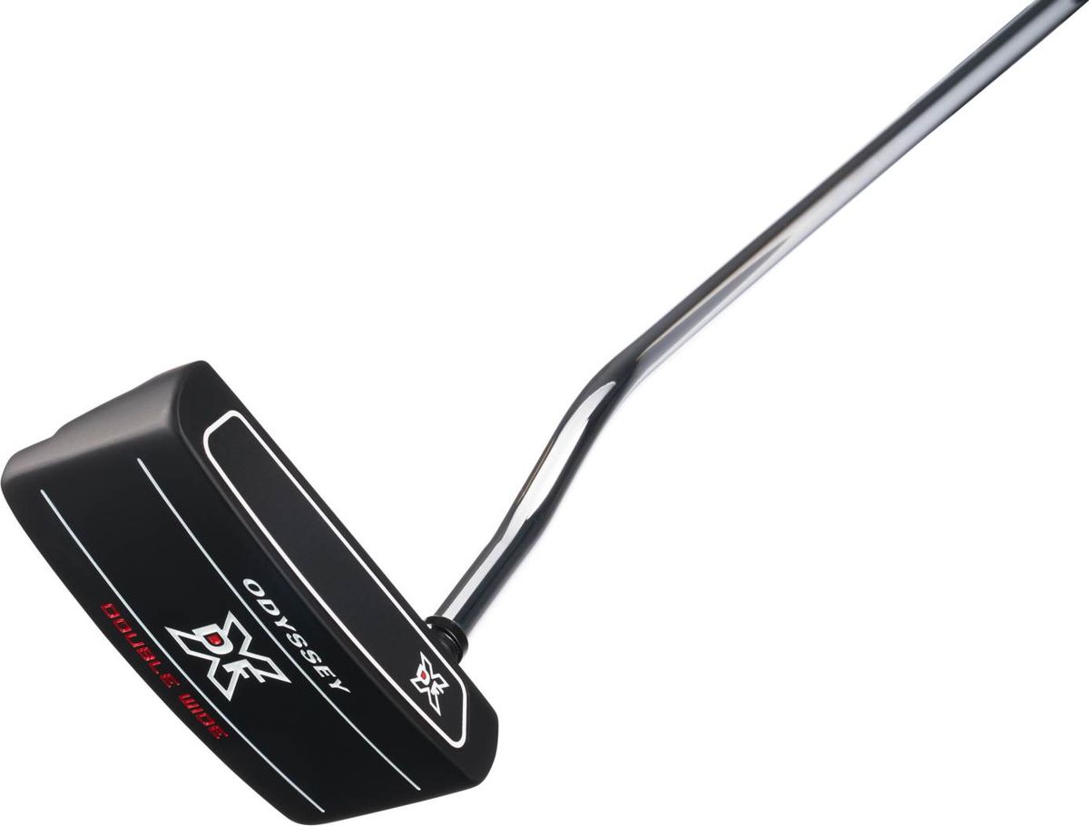 Odyssey DFX 1 Double Wide Double Bend Neck Putter - Sort - Højre - Str. 33" - Odyssey Oversize (2022) Oversize Sort/Rød