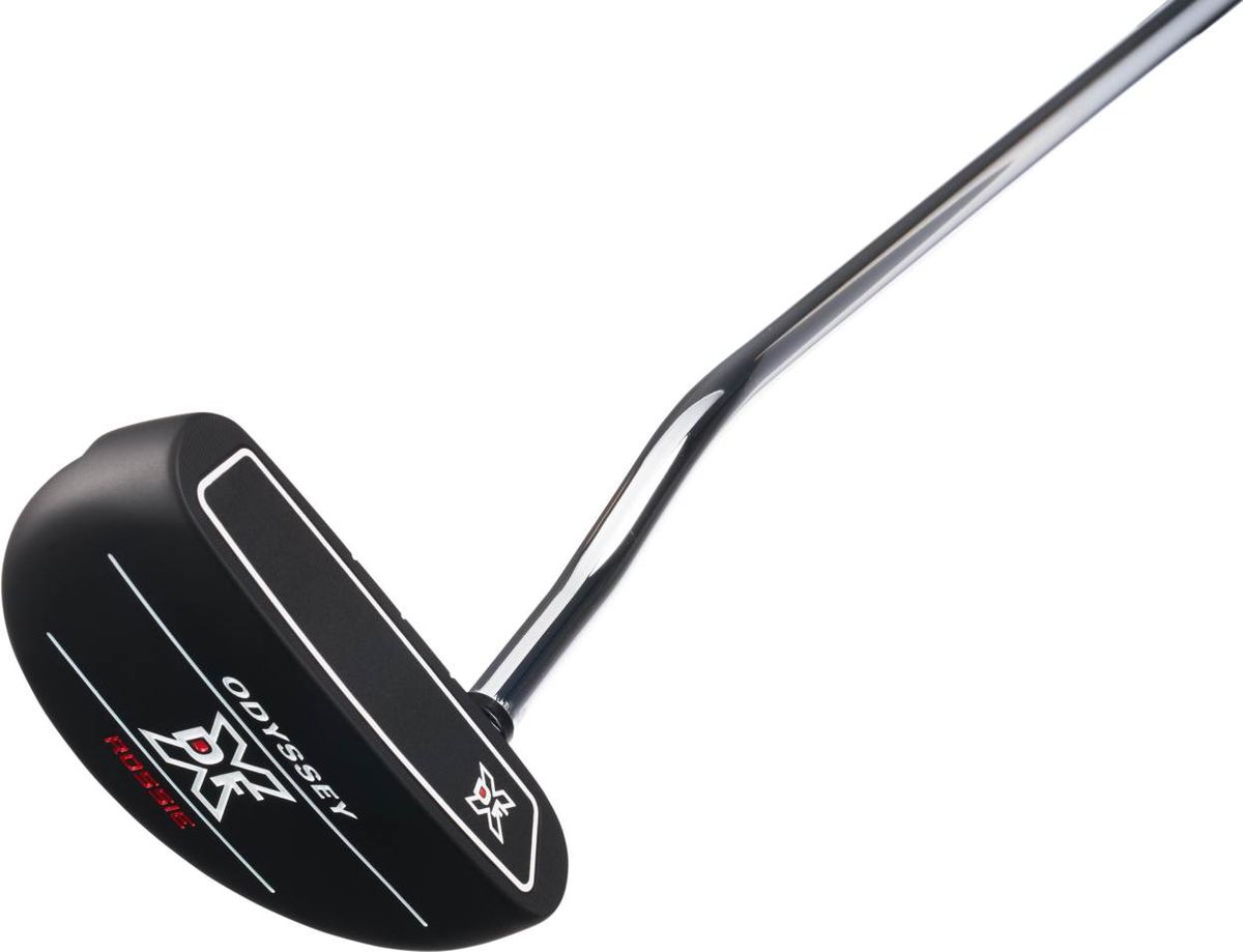 Odyssey DFX Rossie Double Bend Neck Putter - Sort - Højre - Str. 34" - Odyssey Pistol (2022) Midsize Sølv/Sort