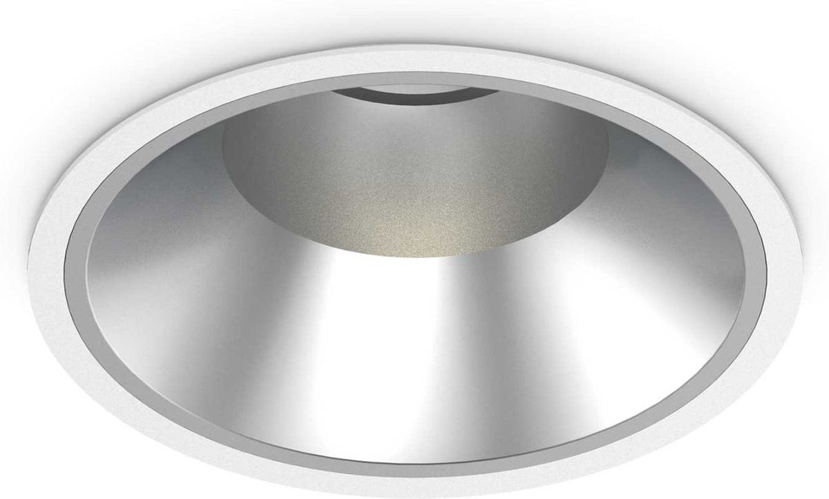 Off, Indbygningslampe, 42W, LED, hvid/4000 kelvin, aluminium, metal, Ø218xH132mm