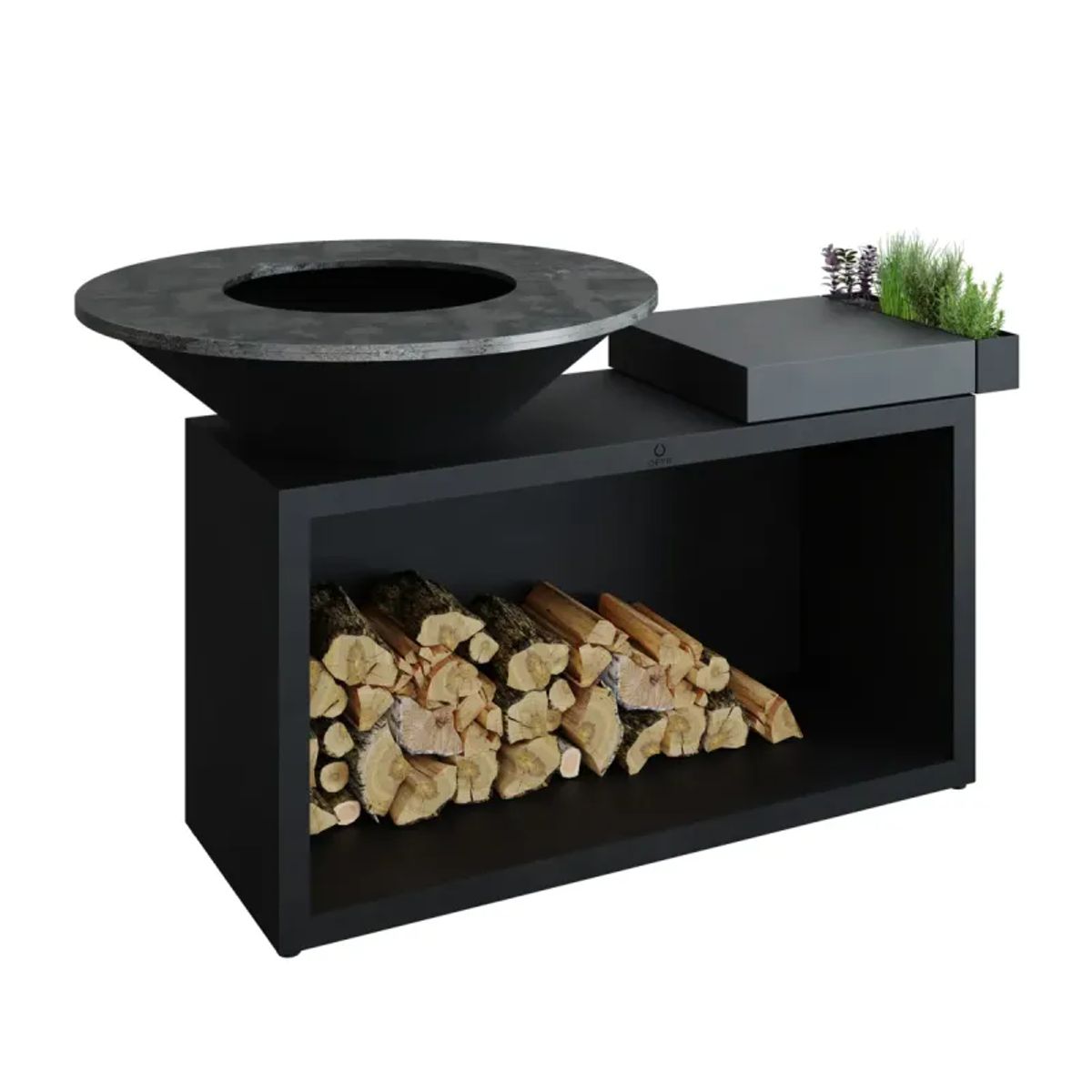 OFYR Island Black 100 Ceramic Dark Grey