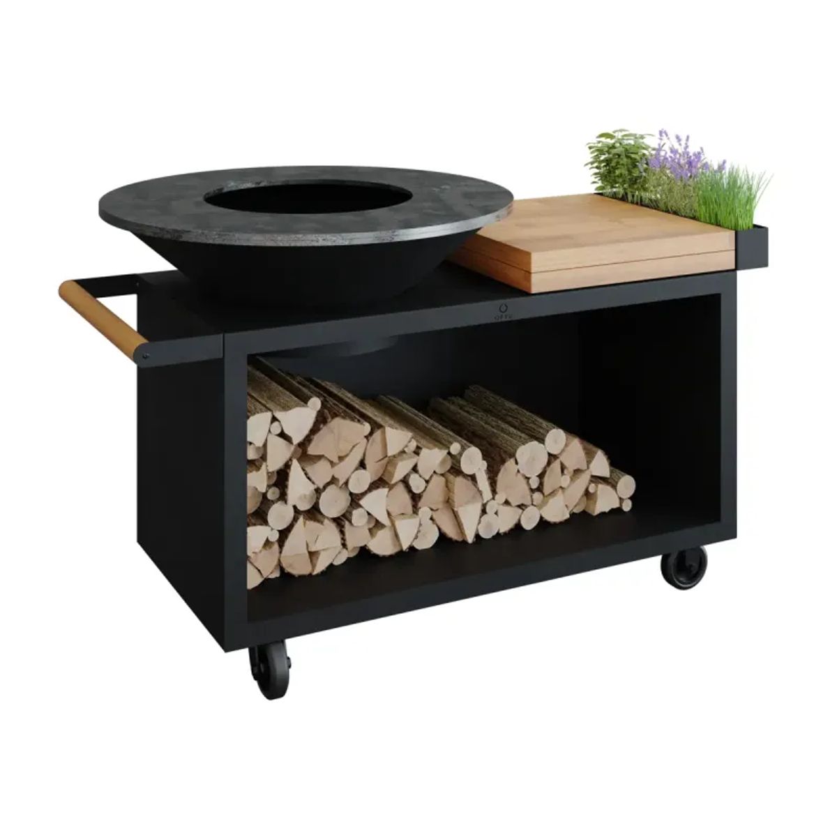 OFYR Island Black 100 PRO Teak Wood