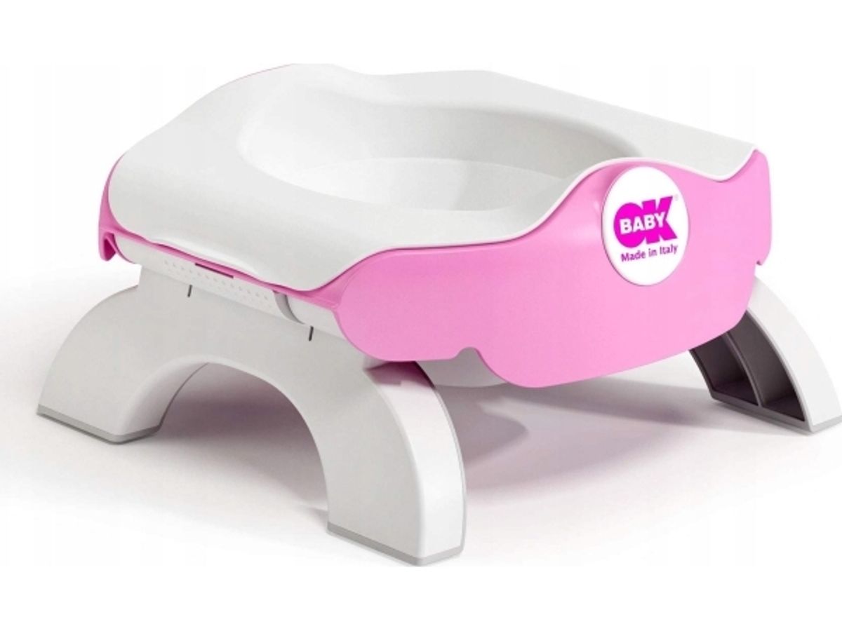 Okbaby Potty Roady At Home & On To Go Light Pink 39051400