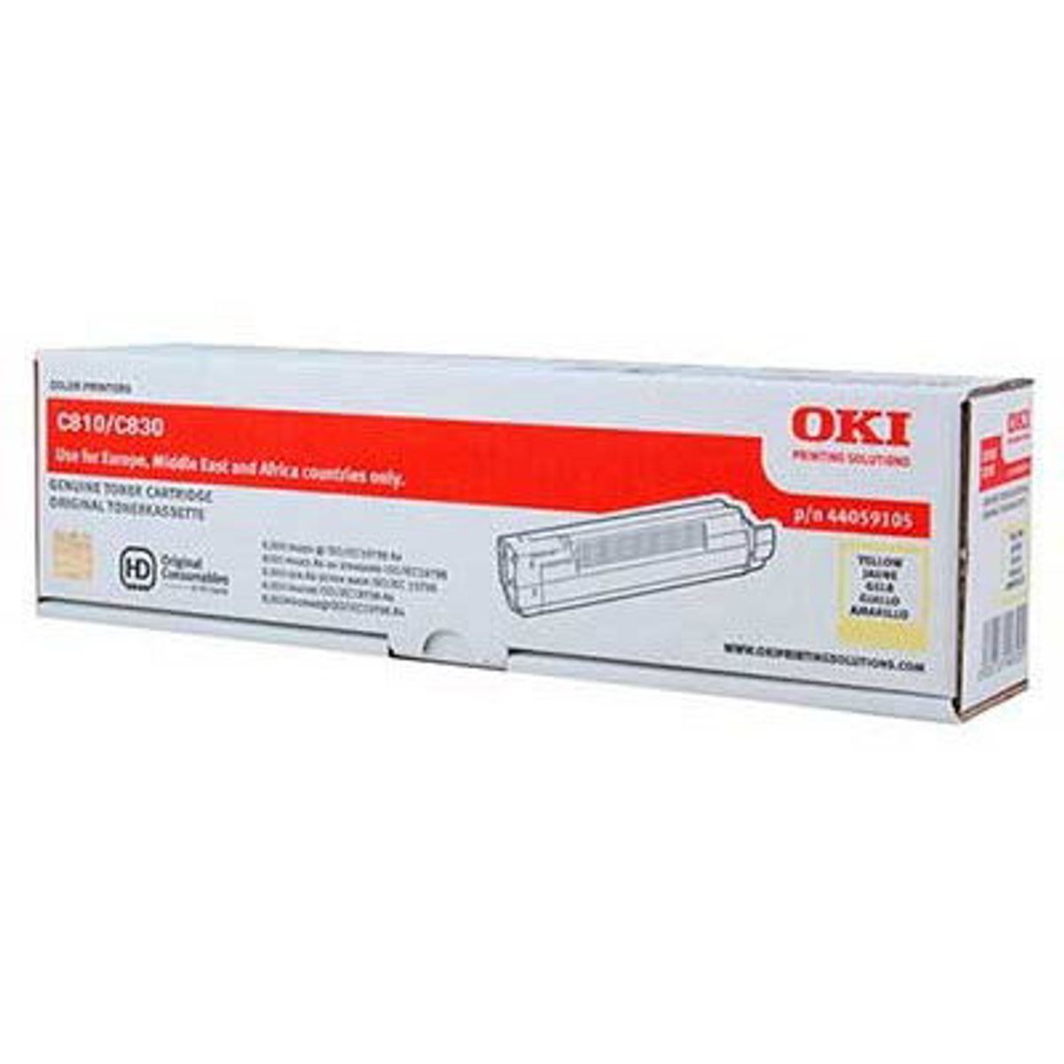 OKI 44059166 Magenta Lasertoner, 7.300 sider