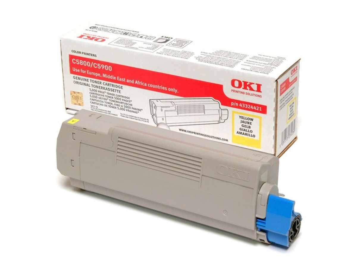 OKI Toner C5800/5900 Gul