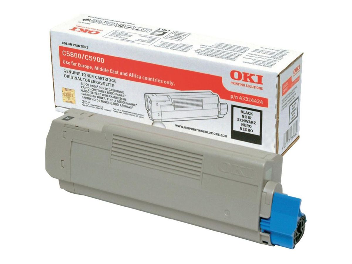 OKI Toner C5800/5900 Sort