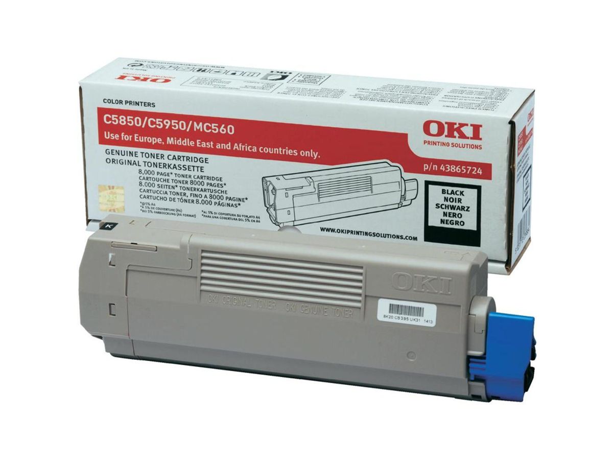 OKI Toner C5850/5950 Sort