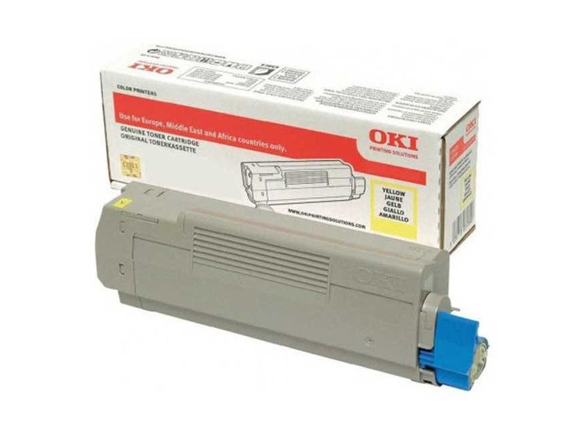 OKI Toner C612 Gul