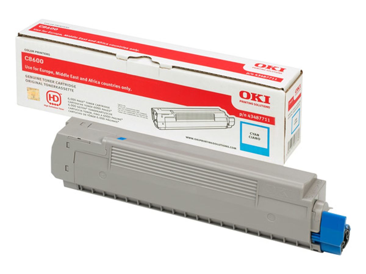 OKI Toner C8600/8800 Cyan