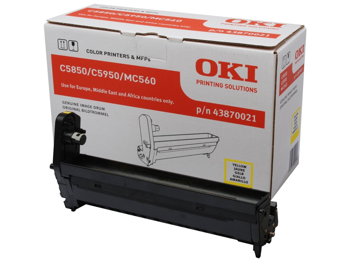 OKI Tromle C5850/5950 Gul