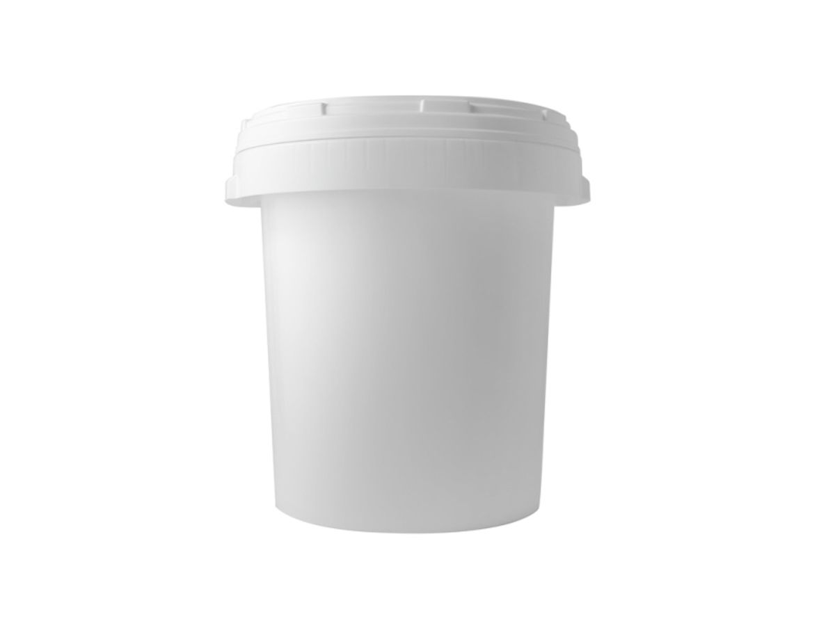 Okko Bucket Plastic Food With Cover 52L White