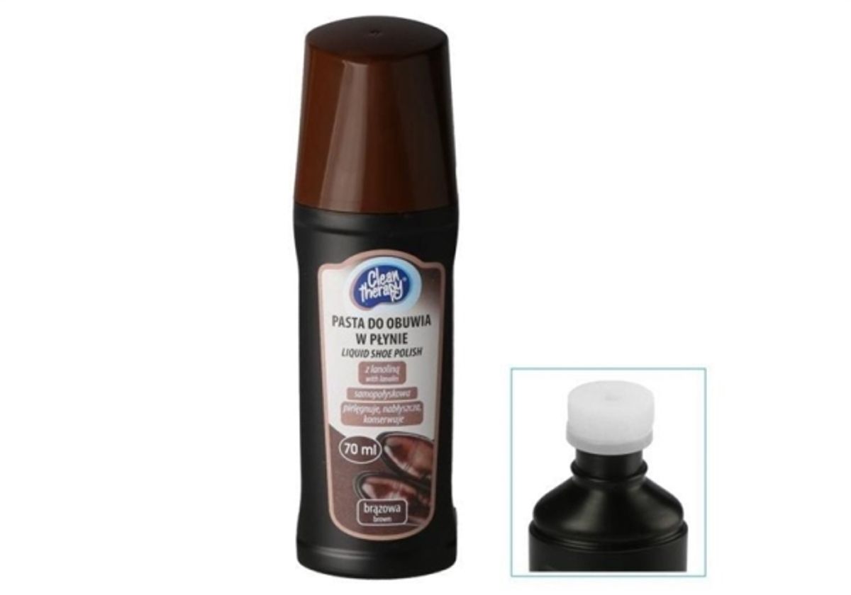 Okko Liquid Shoe Polish Brown 70Ml