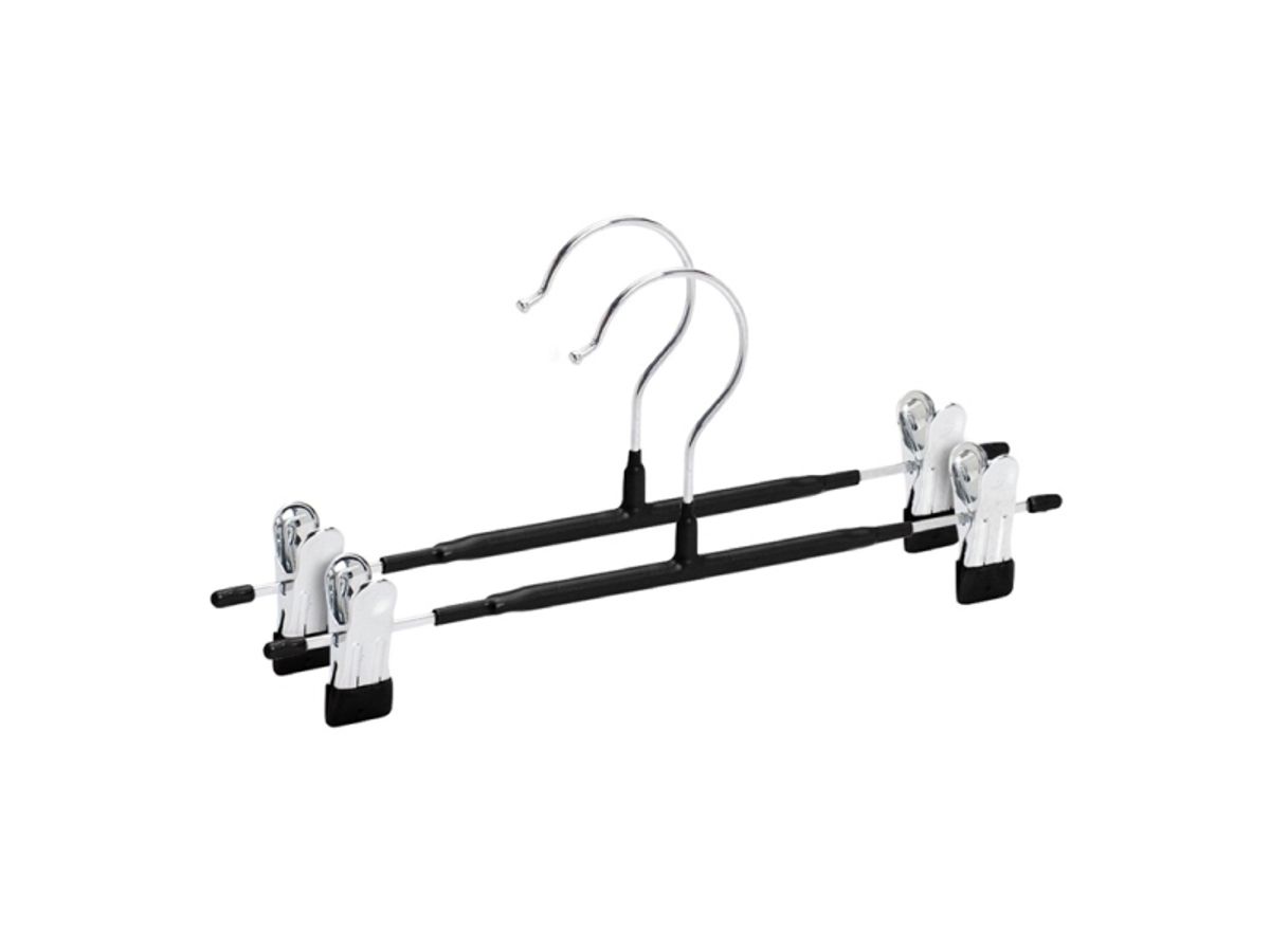 Okko Pvc Dipped Hanger Lsmd040 Black 2Pcs