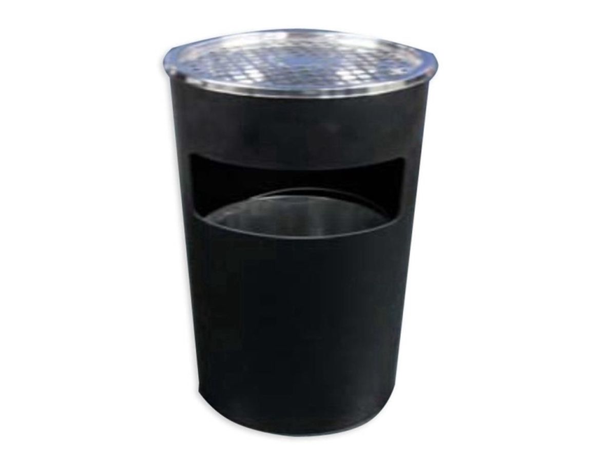 Okko Round Trash Bin With Ashtray T-Y0617m