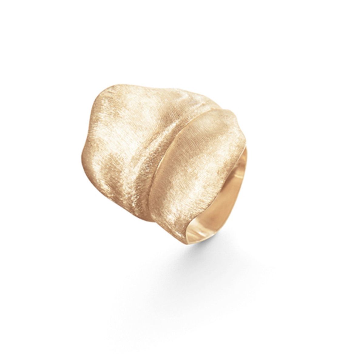 OLE LYNGGAARD COPENHAGEN - Leaves ring, stor 18 kt. guld