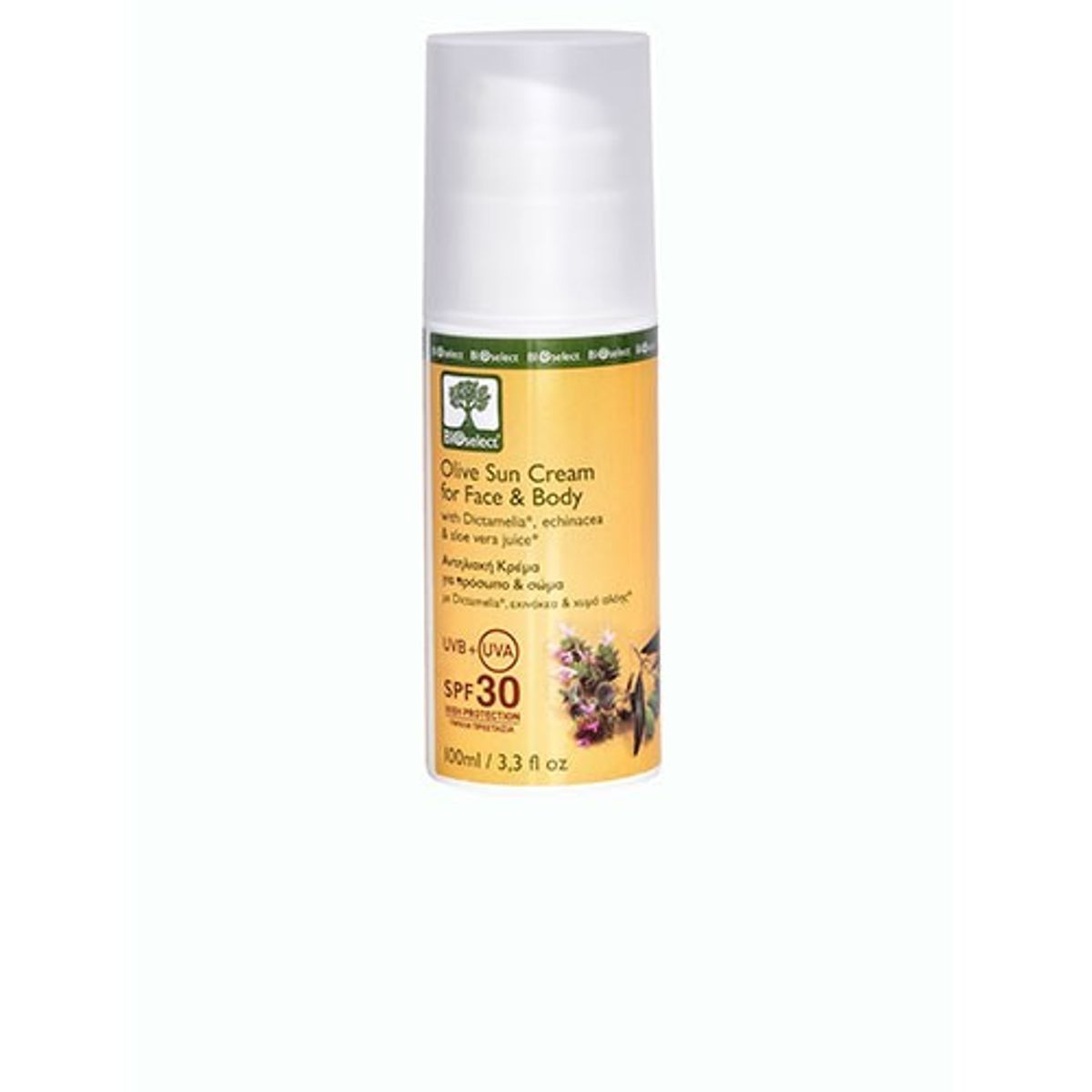 Olive Sun Cream for Face & Body SPF 30 - 100 ml