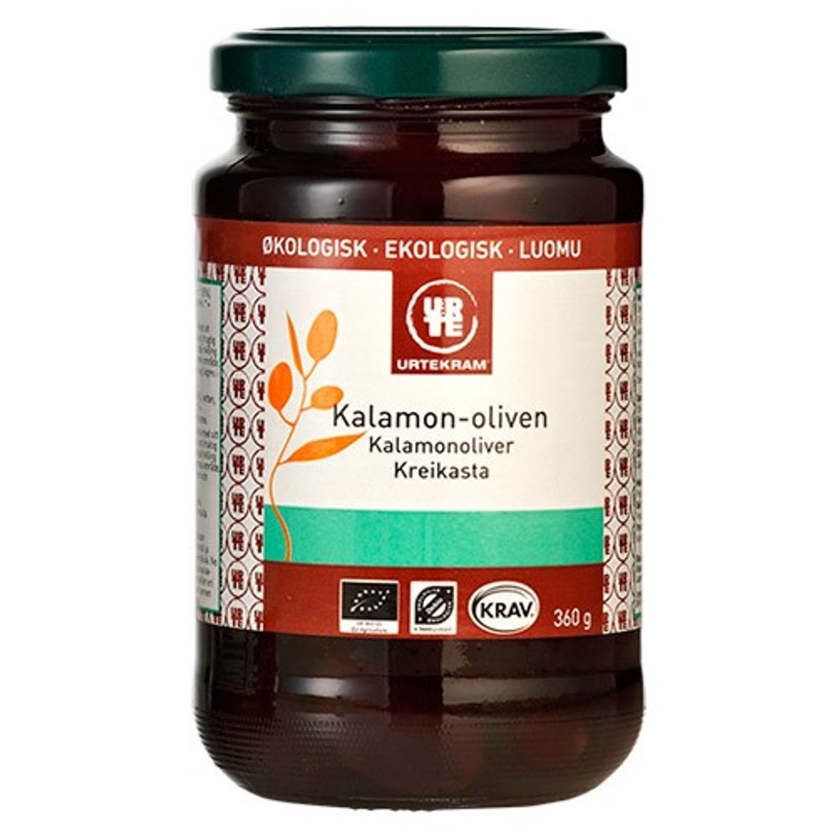 Oliven Kalamon Ø - 360 gr - Urtekram