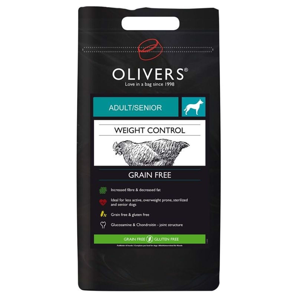 Olivers Adult Weight Control Grain Free, 12 kg