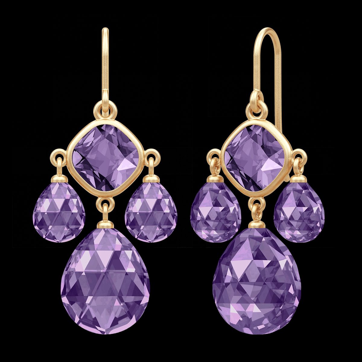 Olivia Chandelier Amethyst