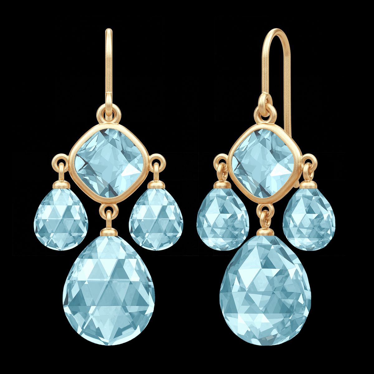 Olivia Chandelier Ice Blue