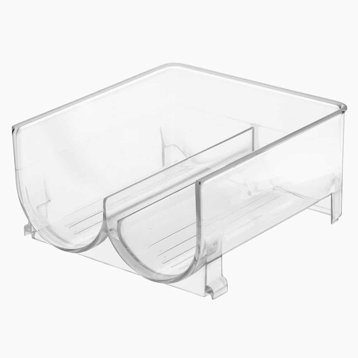 Olivia - Flaskeholder - Transparent - B: 20.5 cm D: 20.5 cm H: 10 cm