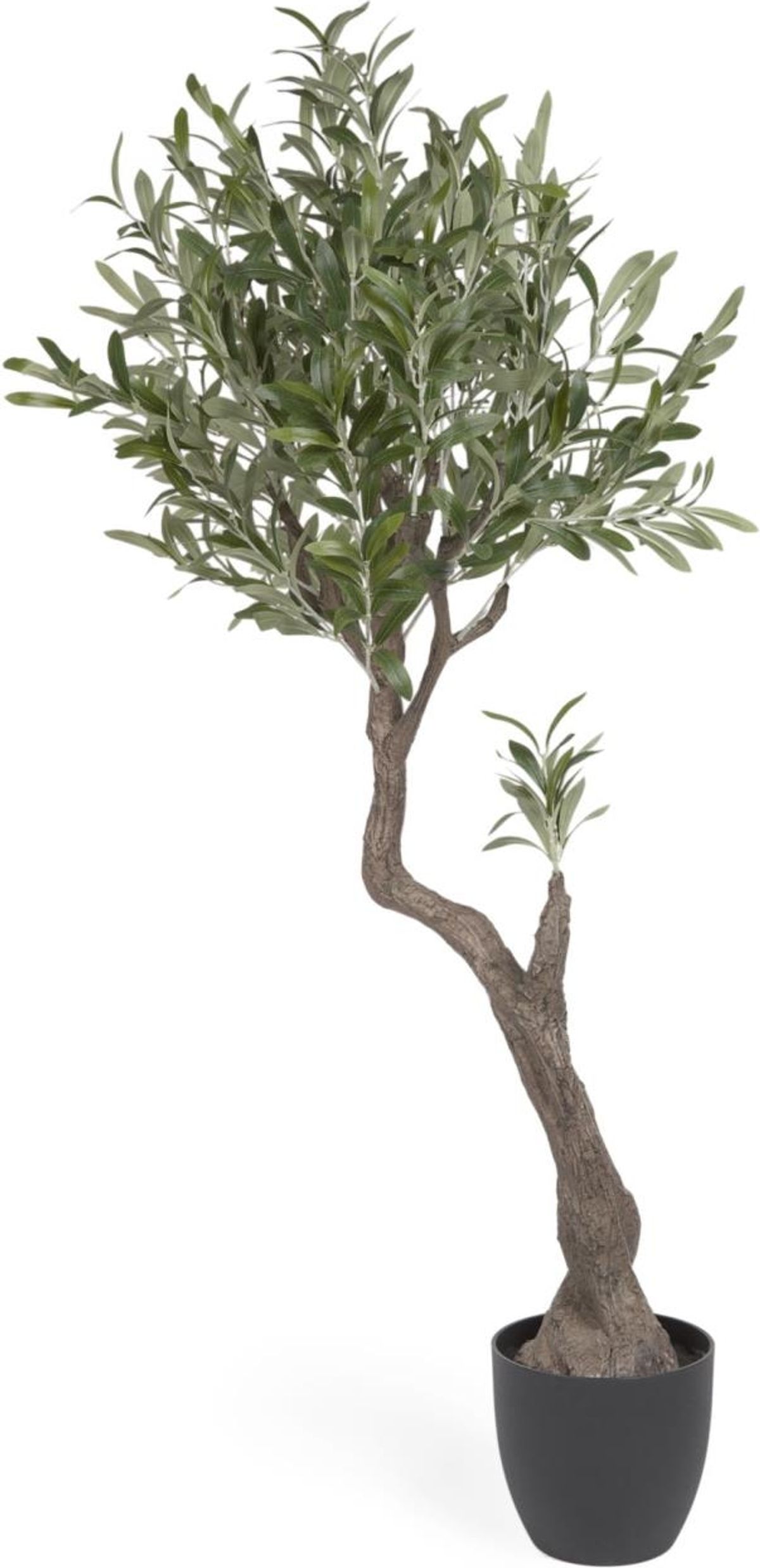 Olivo, Kunstig plante, sort, H140x55x50 cm