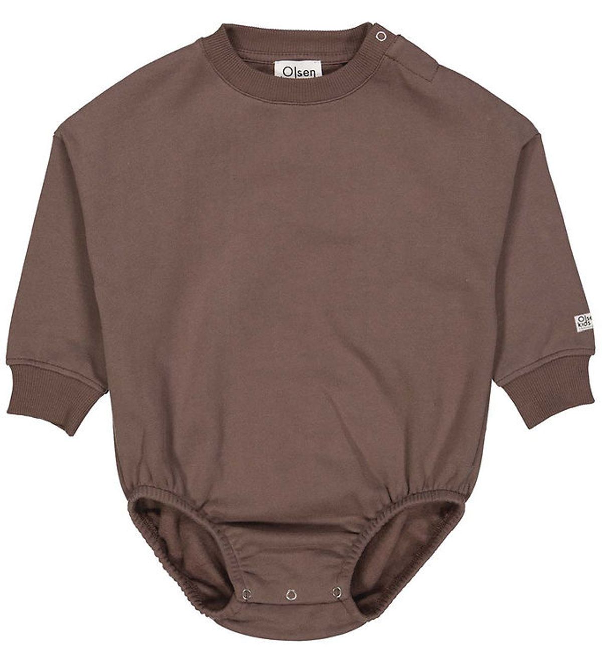 Olsen kids x By Green Body l/æ - Sweat - Ceder Brown