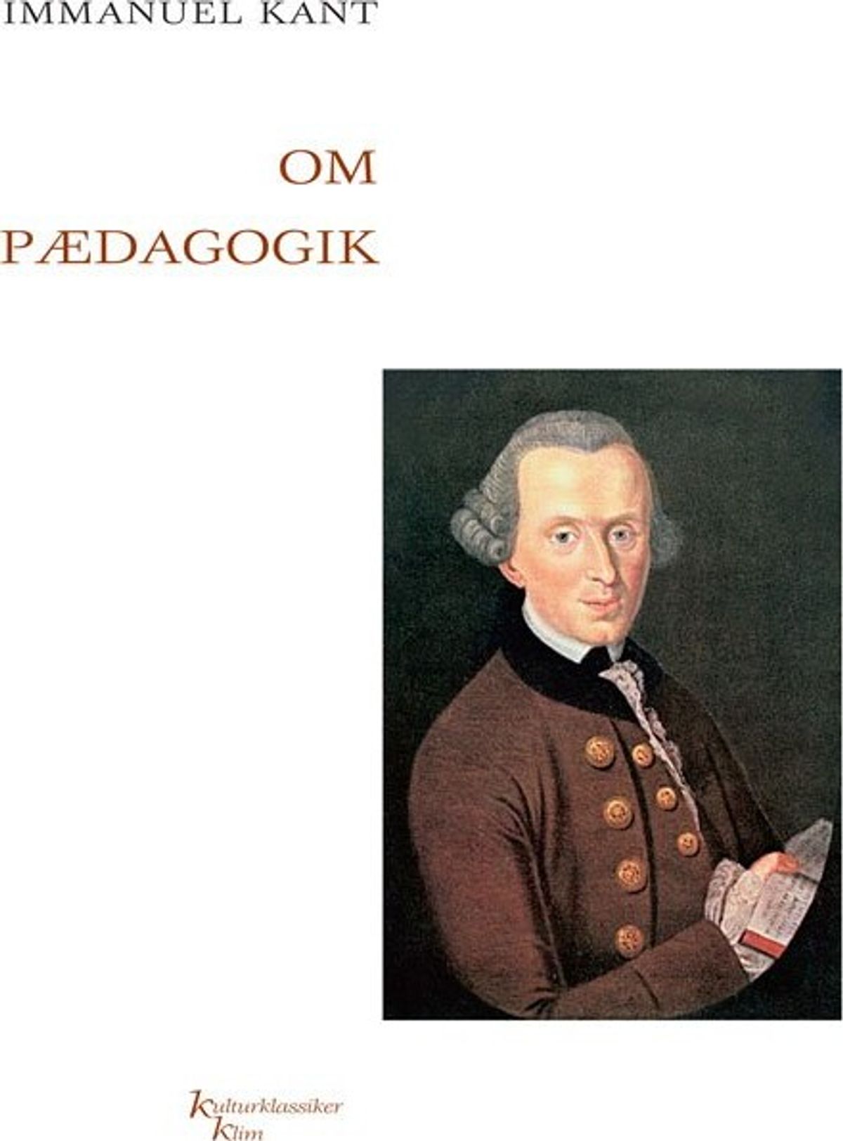 Om Pædagogik - Immanuel Kant - Bog