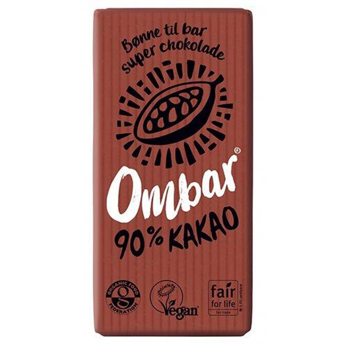 Ombar 90% chokolade Økologisk - 35 gram