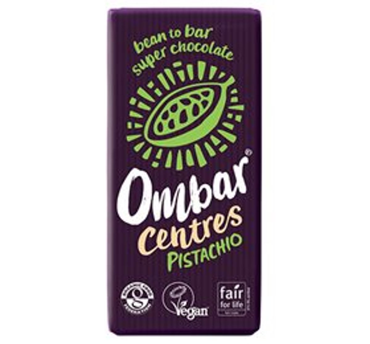 Ombar Pistacie raw chokolade Ø 35 g