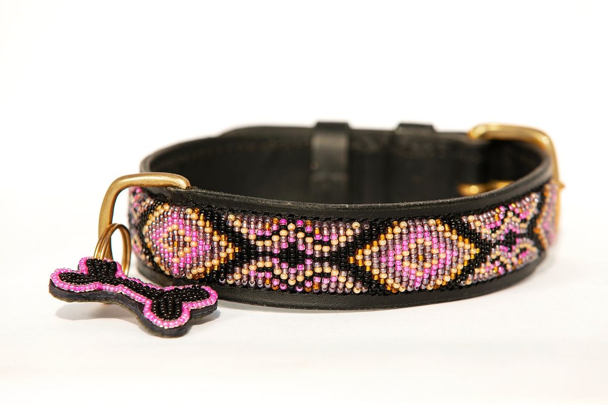 Ombima Pink hundehalsbånd Zinj Design