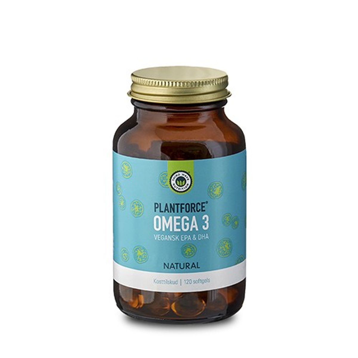 Omega 3 (Vegansk EPA & DHA) - 120 kapsler - Plantforce