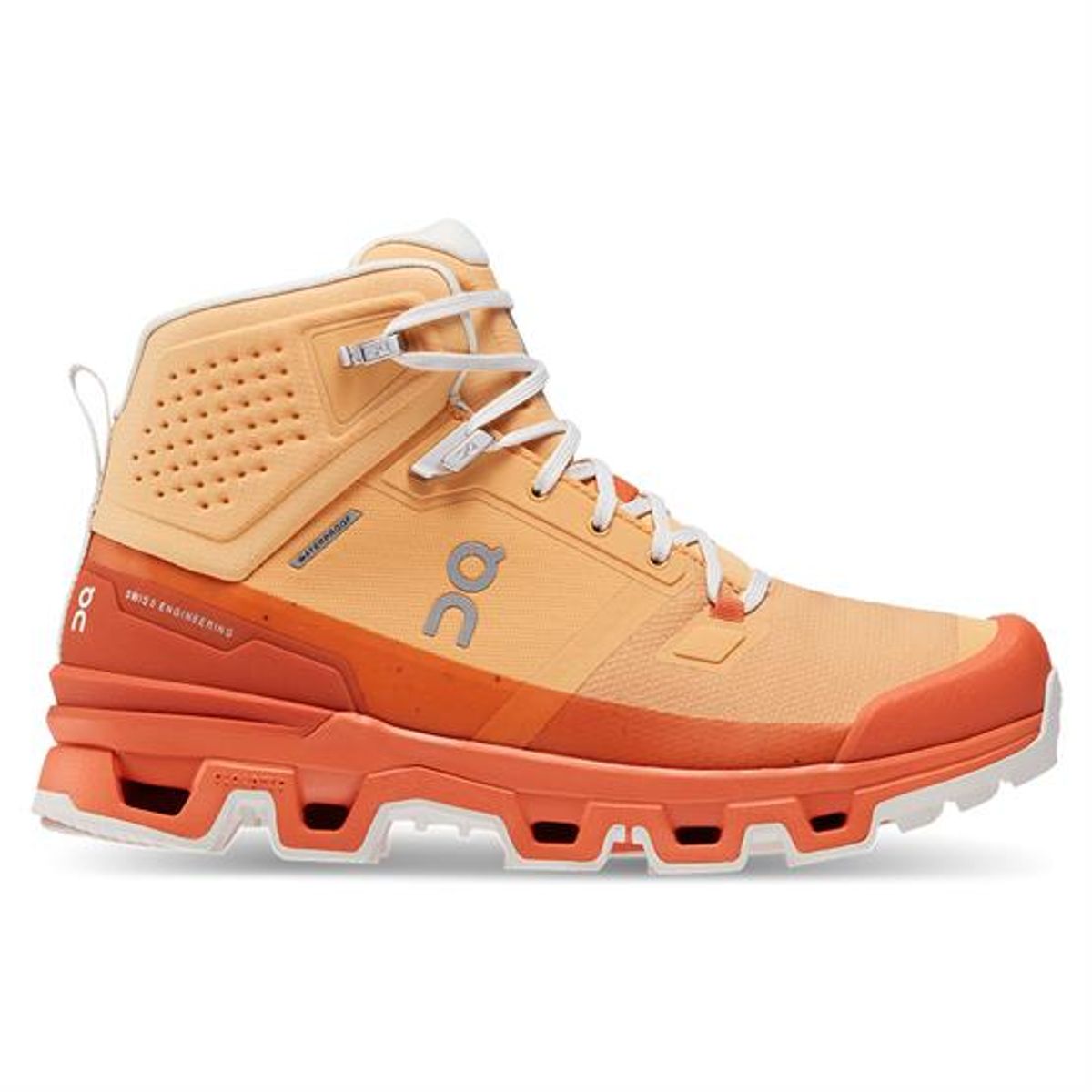 On Cloudrock 2 Waterproof Womens, Copper / Flare