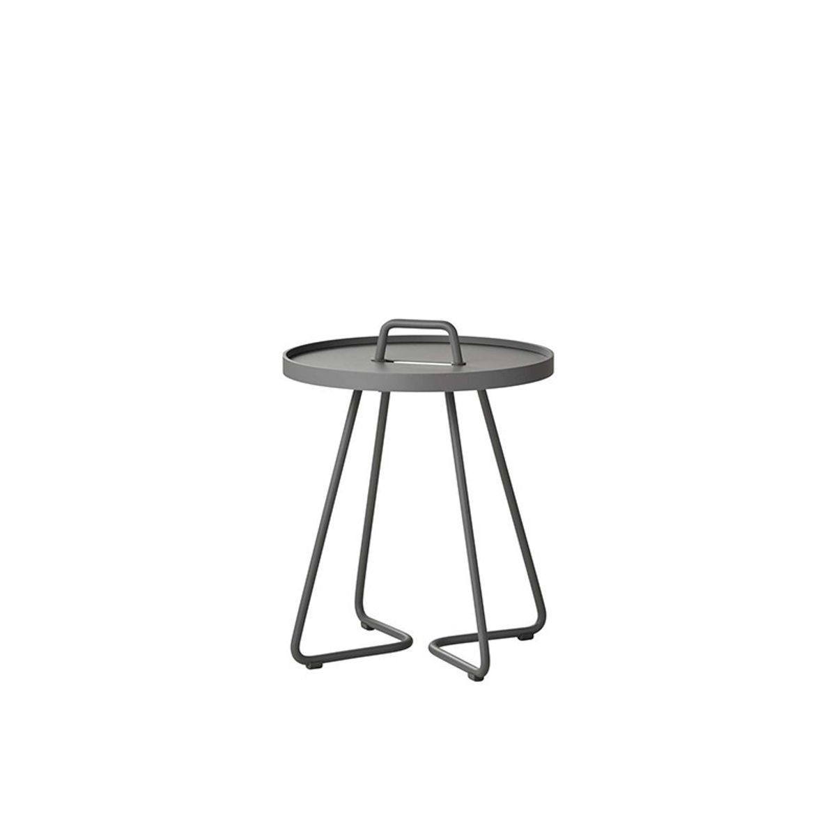 On The Move Sidebord fra Cane-line (Ekstra small, Light grey)