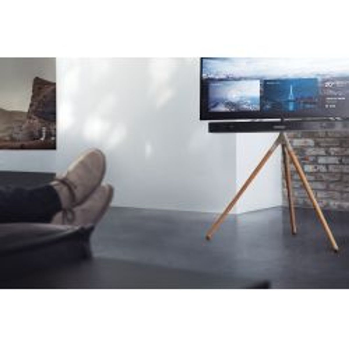 One for all One_for_all Wm 7471 Tv Floorstand 32 - 65 Vesa 400 Dark - Tv stander