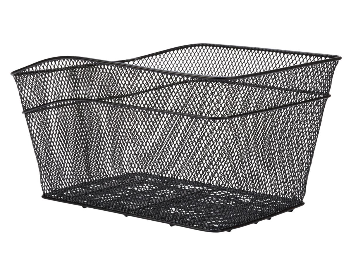 OnGear cykelkurv til bagagebærer - Sort - 42x32,5x25 cm (Large)