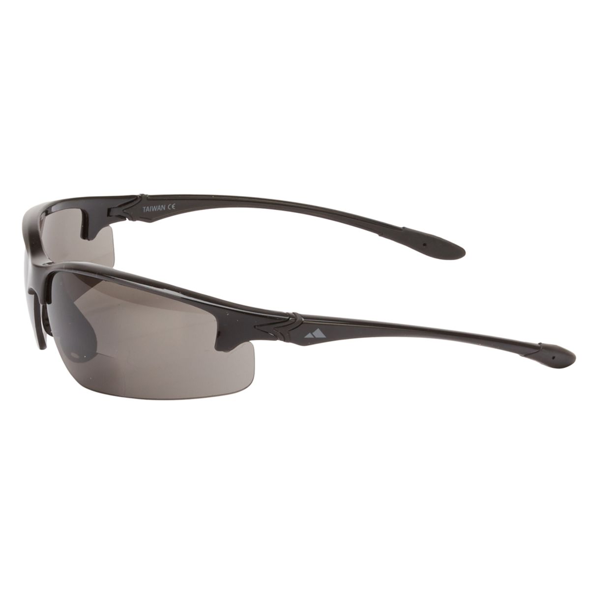 Ongear Stelvio - Cykelbrille med PC Smoke bifocal linse +1,5 - Blank sort