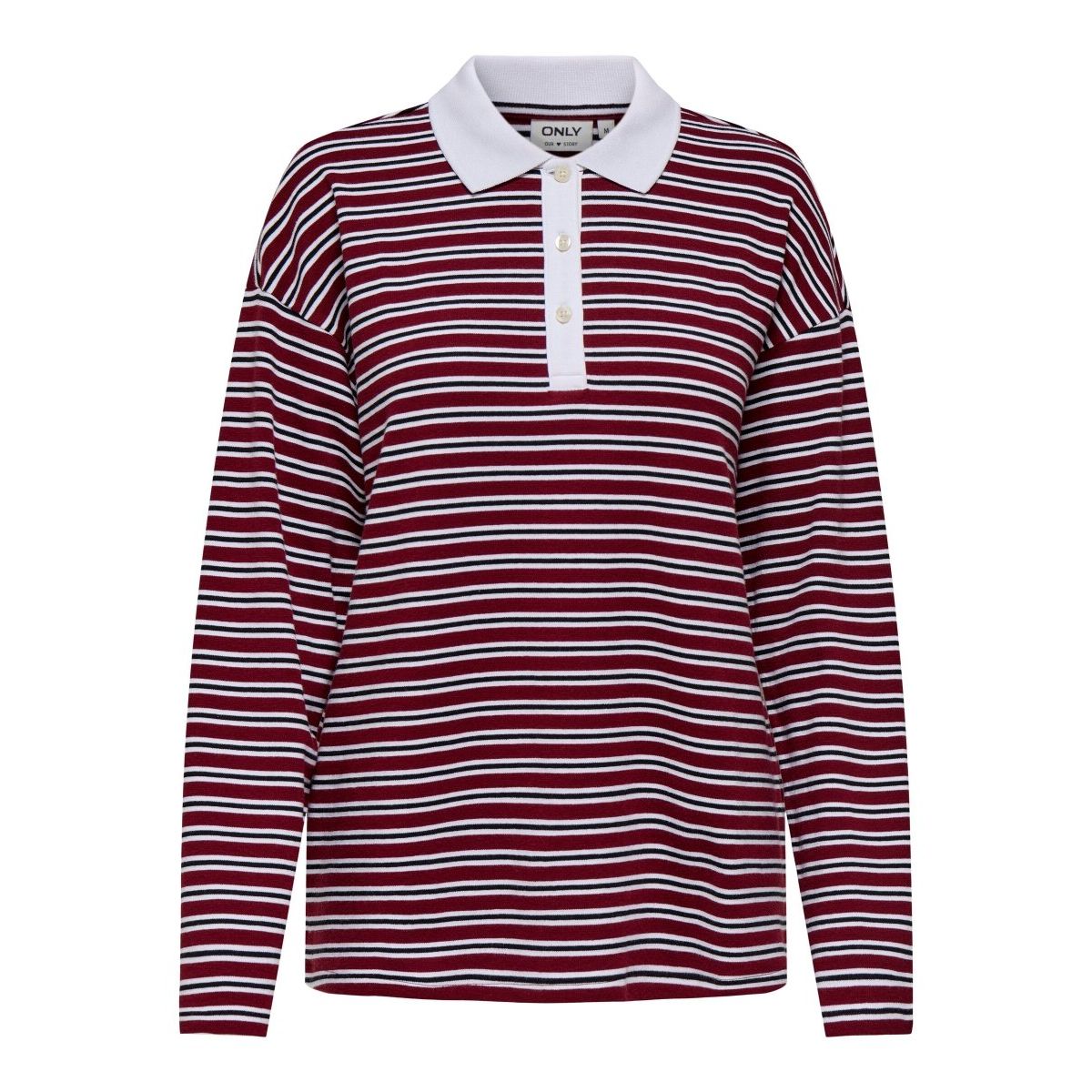 ONLLARA L/S STRIPE POLO UB CS SWT "PREORDER - START DEC" S