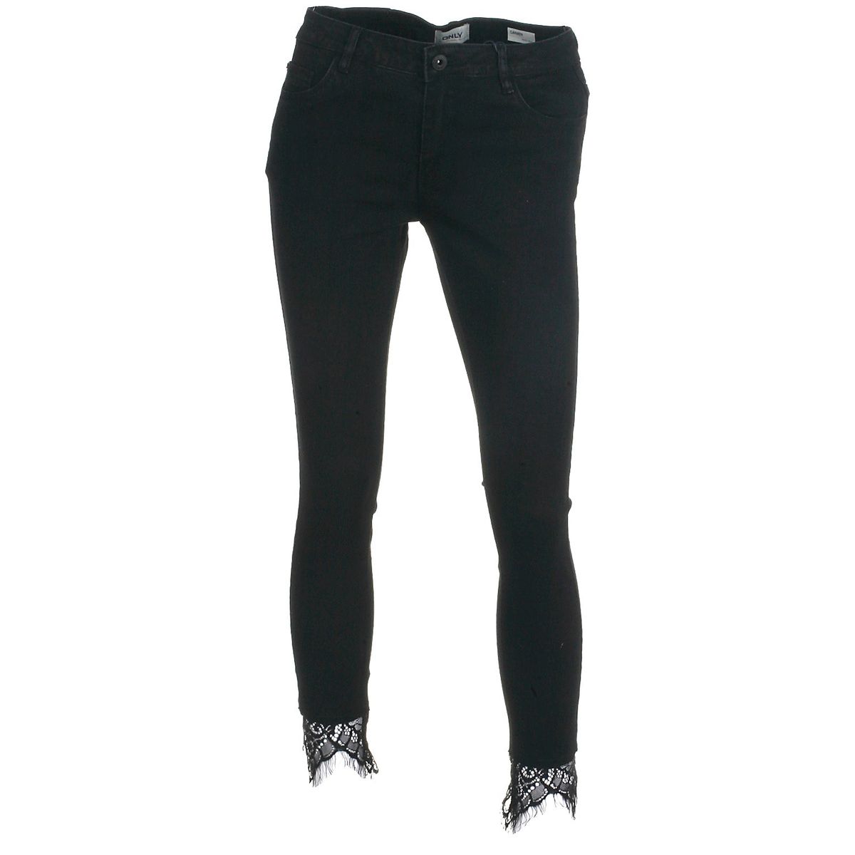 Only ankel jeans, sort, Carmen lace - 170 - W28 - "32