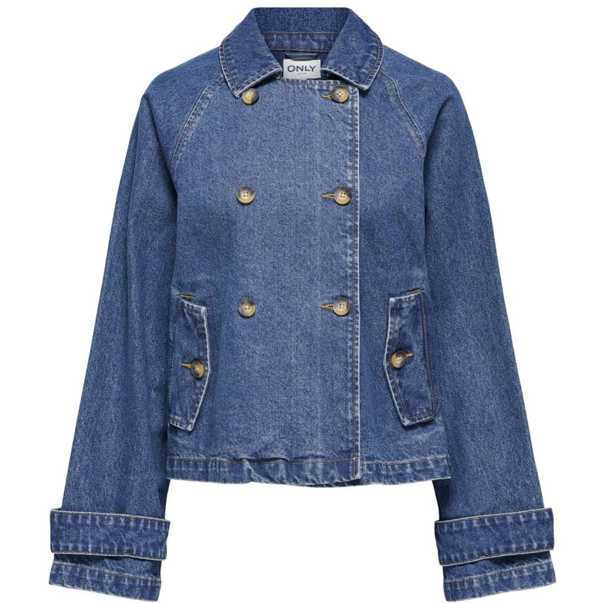 ONLY dame jakke ONLAPRIL - Medium blue denim