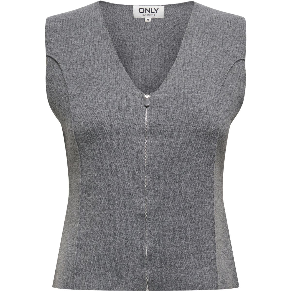 ONLY dame vest ONLTRINITYLIFE - Dark grey melange