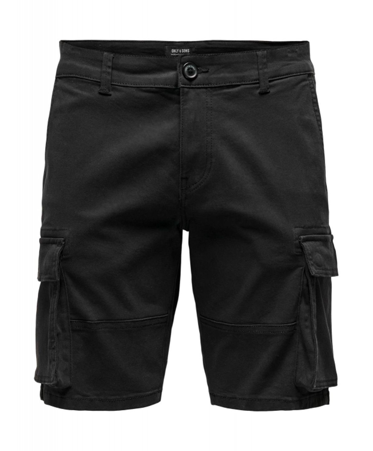 ONLY & SONS Cargo shorts i sort til herre