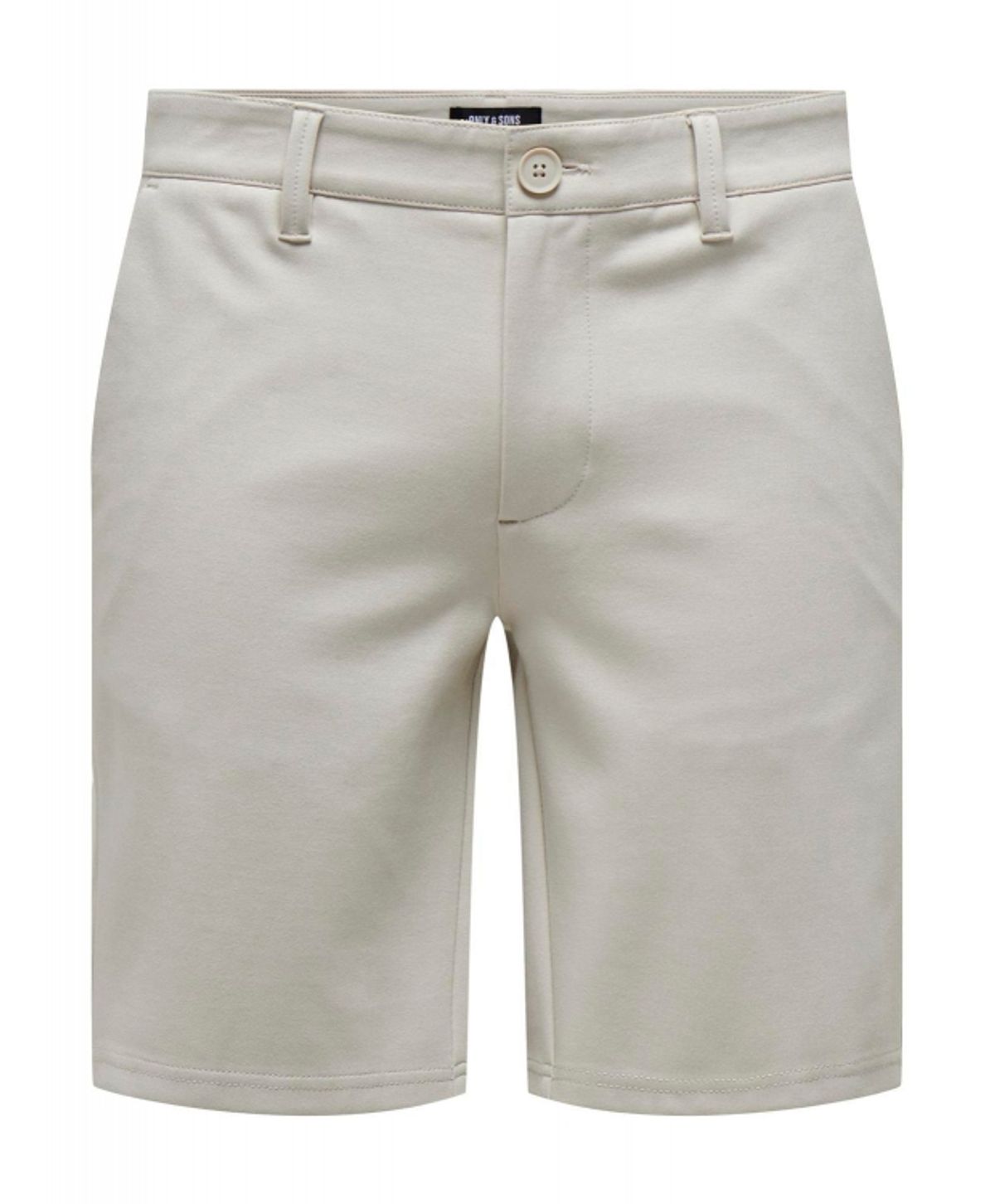 ONLY & SONS chino shorts i bambus i beige til herre