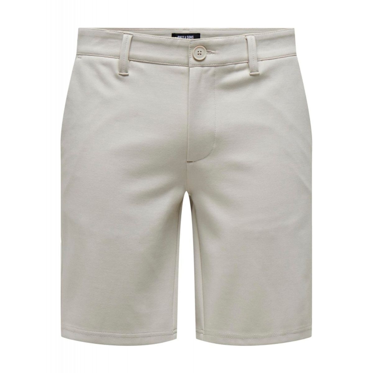 ONLY & SONS chino shorts i bambus i beige til herre