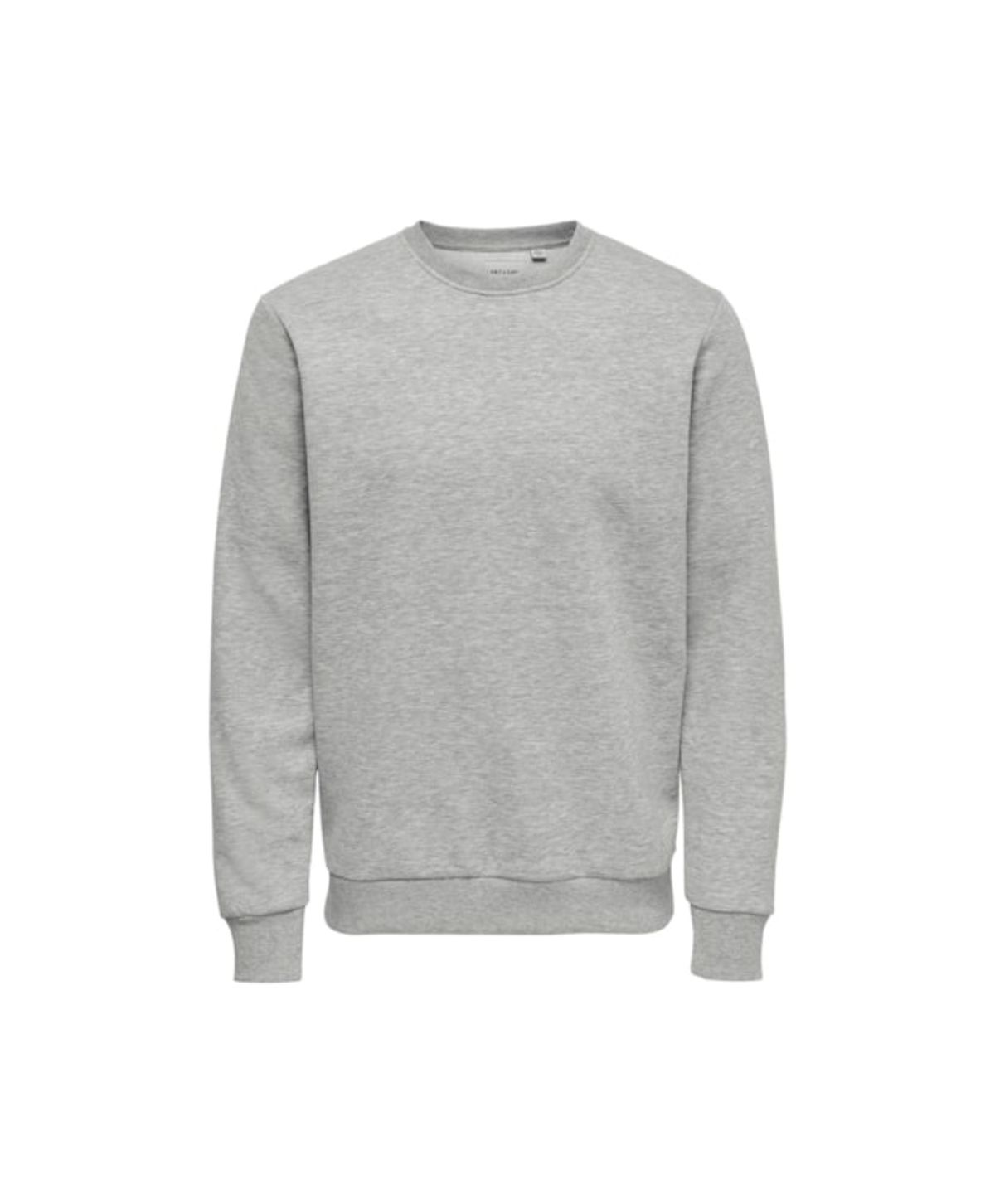 ONLY & SONS Crew Neck Sweatshirt i grå til herre