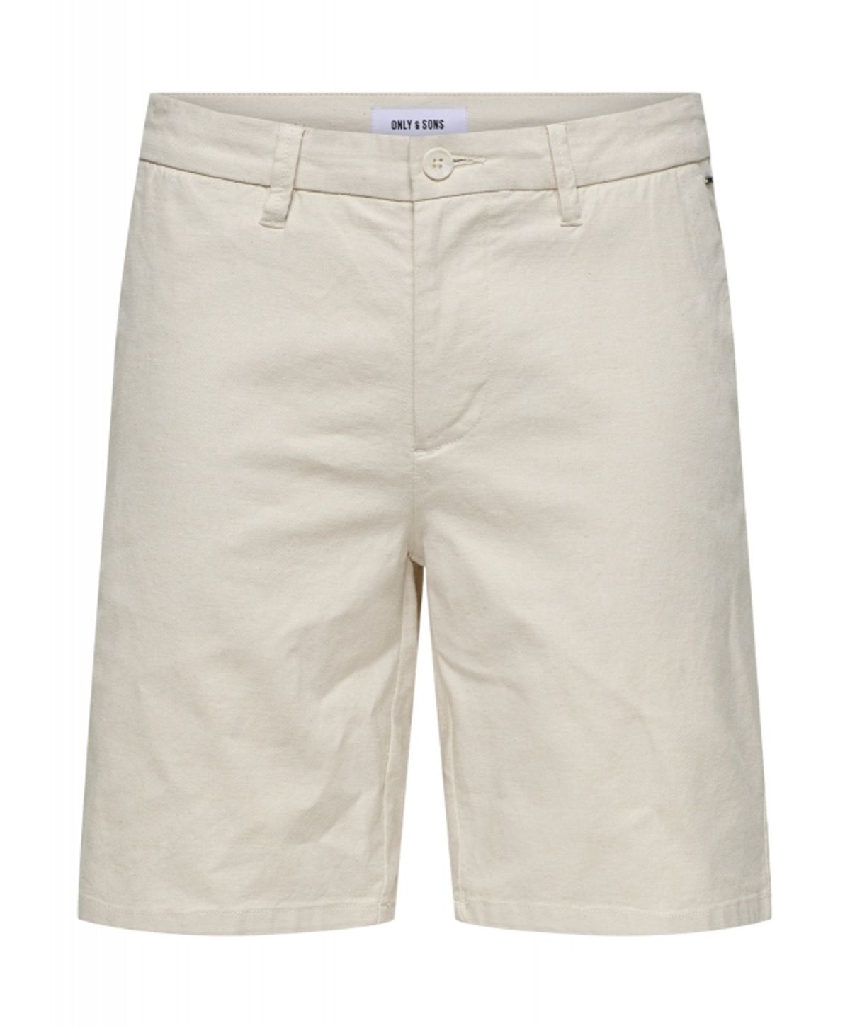 ONLY & SONS shorts i beige til herre